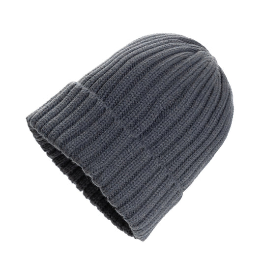 Kennedi AWARE™ Polylana® beanie with large rib from XD Collection, showcasing a cozy, textured headwear design.