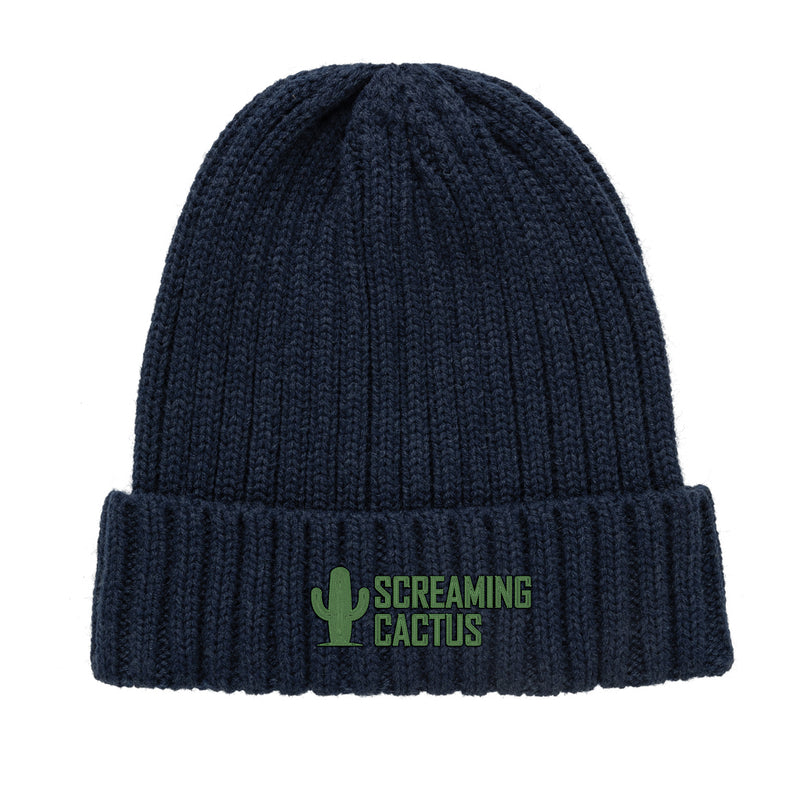 Load image into Gallery viewer, XD Collection Kennedi AWARE™ Polylana® beanie with large rib knit, cozy headwear in natural tones.
