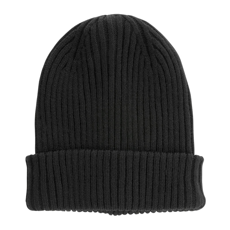 Load image into Gallery viewer, Impact AWARE™ Polylana® double knitted beanie by XD Collection, showcasing soft, warm headwear with a textured knit pattern.
