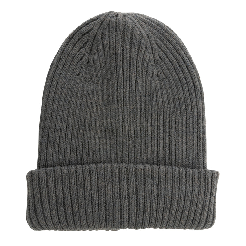 Load image into Gallery viewer, Impact AWARE™ Polylana® double knitted beanie by XD Collection, soft headwear with a cozy, stylish design featuring ribbed knit.
