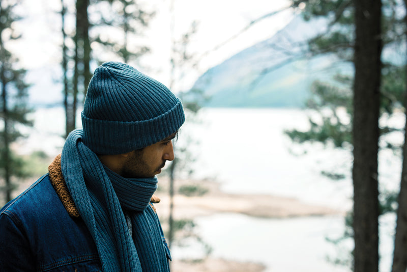 Load image into Gallery viewer, Impact AWARE™ Polylana® double knitted beanie from XD Collection, showcasing soft, double-layered headwear with a snug fit.
