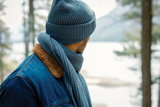 Impact AWARE™ Polylana® double knitted beanie by XD Collection, showing soft, warm headwear with a snug fit and stylish design.