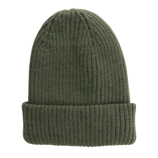 Impact AWARE™ Polylana® double knitted beanie by XD Collection, showing a cozy, textured headwear with a folded brim.