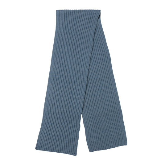 Impact AWARE™ Polylana® knitted scarf by XD Collection, soft and warm headwear in a 180x25cm design with ribbed texture.
