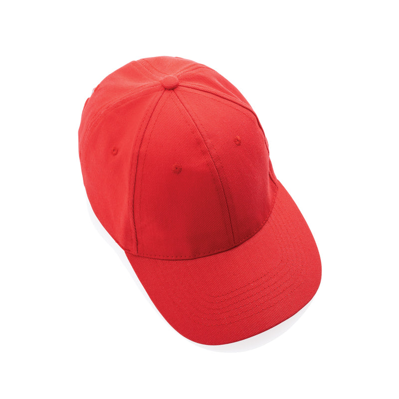 Load image into Gallery viewer, Six-panel recycled cotton cap by XD Collection featuring AWARE™ tracer, with a structured design and adjustable strap.

