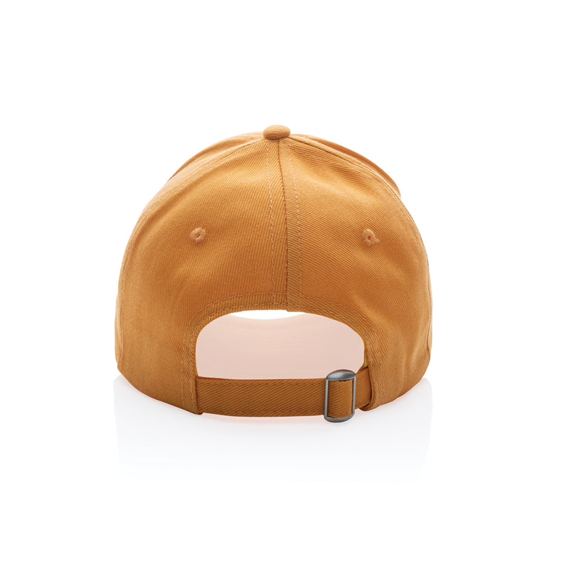 Load image into Gallery viewer, XD Collection 5-panel recycled cotton cap with AWARE™ tracer, featuring a stylish headwear design and adjustable strap.
