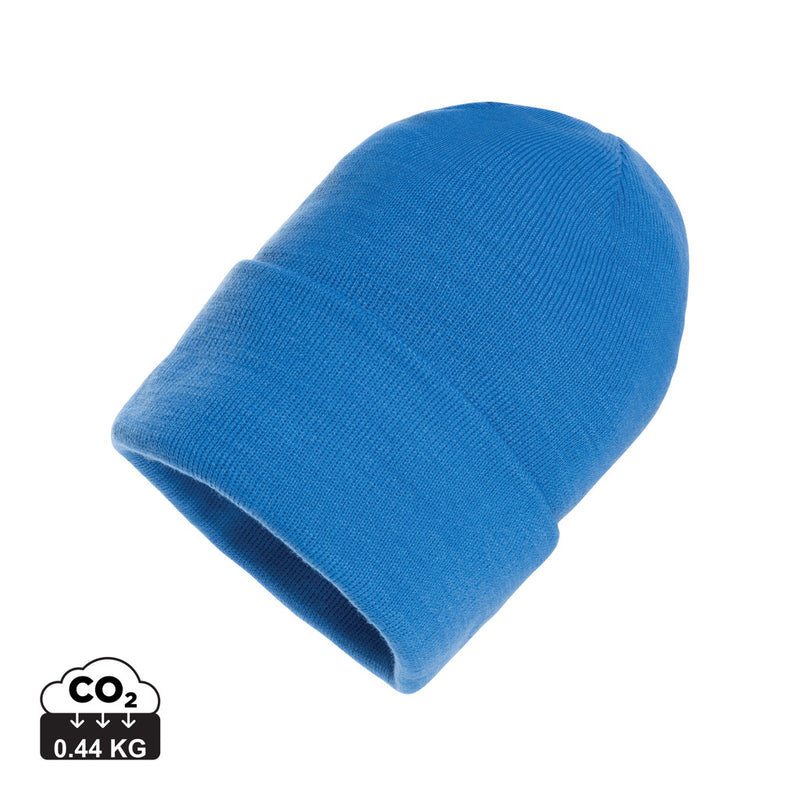 Load image into Gallery viewer, Polylana® beanie from XD Collection, soft knitted headwear in neutral color, designed for warmth and comfort.

