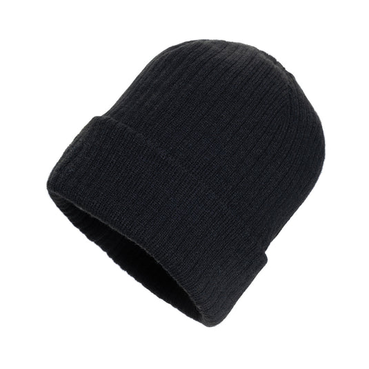 XD Collection Pryor AWARE™ Polylana® beanie with cuff, soft knit headwear in neutral color, showcasing a cozy, stylish design.