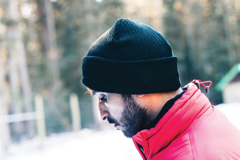 Load image into Gallery viewer, XD Collection Pryor AWARE™ Polylana® beanie with cuff, soft knit headwear in neutral color, designed for warmth and comfort.
