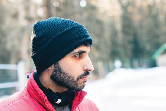 XD Collection Pryor AWARE™ Polylana® beanie with cuff, cozy headwear in neutral color, featuring a folded cuff for warmth and style.