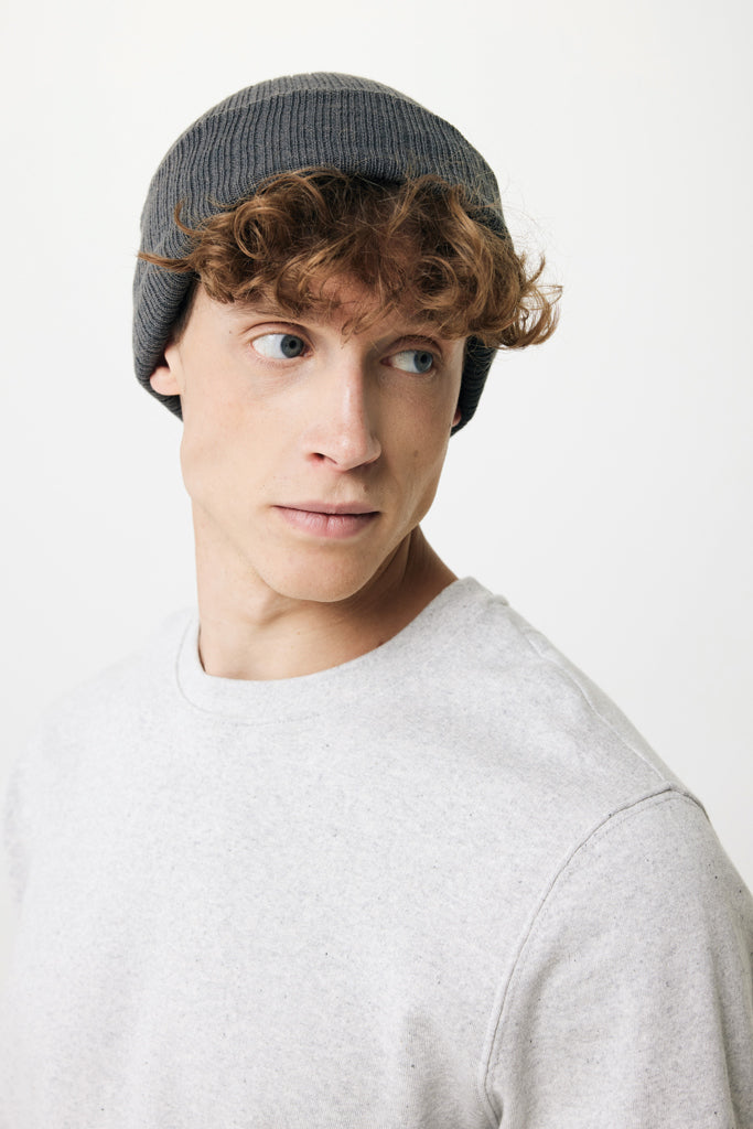 Load image into Gallery viewer, XD Collection Pryor AWARE™ Polylana® beanie with cuff, soft and warm headwear made from eco-friendly materials.
