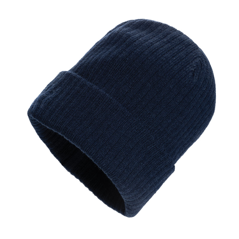 Load image into Gallery viewer, XD Collection Pryor AWARE™ Polylana® beanie with cuff, soft knit headwear in neutral color, designed for warmth and comfort
