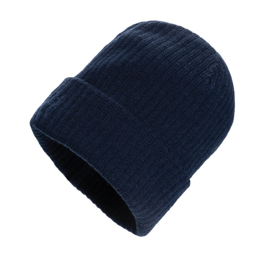 XD Collection Pryor AWARE™ Polylana® beanie with cuff, soft knit headwear in neutral color, designed for warmth and comfort