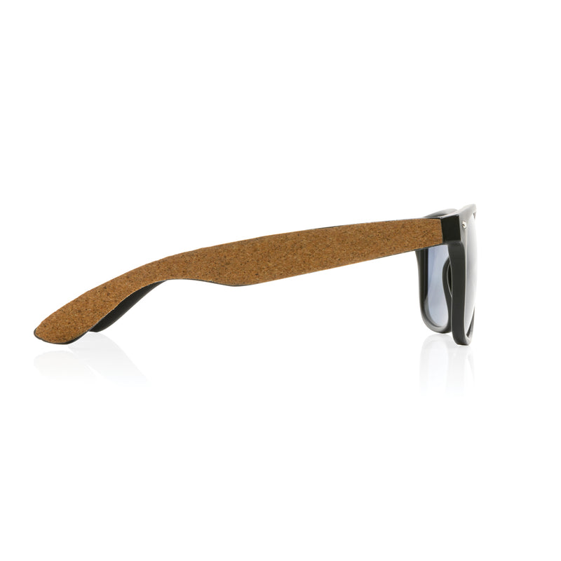 Load image into Gallery viewer, XD Collection GRS recycled PC plastic outdoor sunglasses with cork accents, featuring a stylish frame and UV protection.
