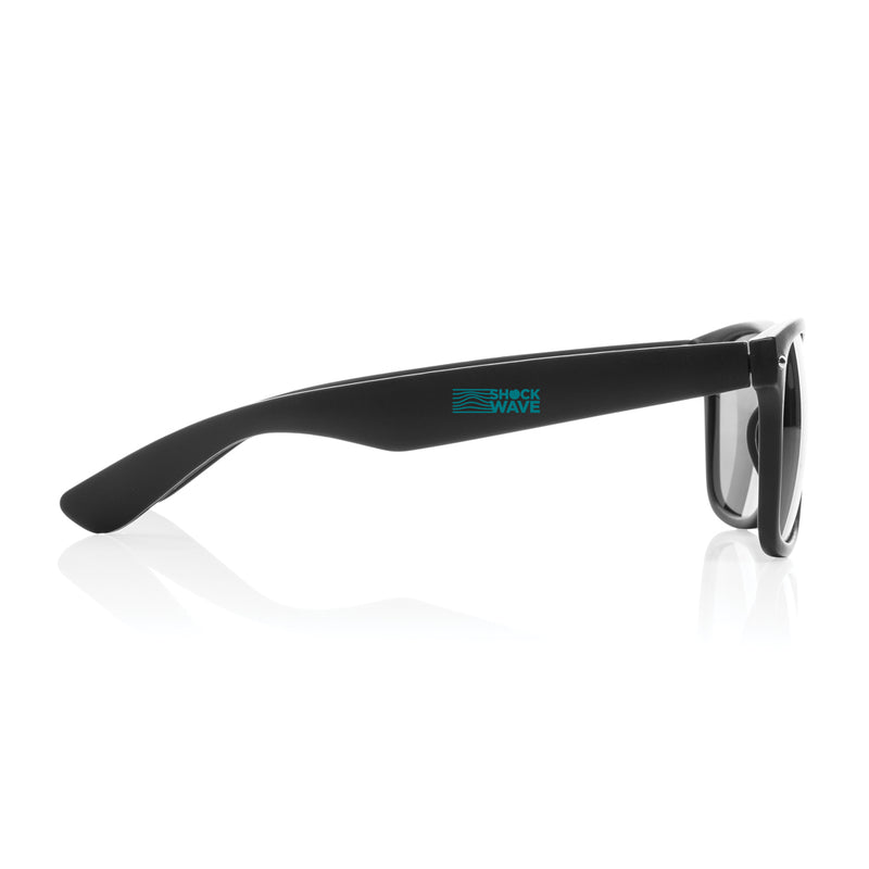 Load image into Gallery viewer, XD Collection GRS recycled PC plastic outdoor sunglasses with sleek design and tinted lenses, ideal for stylish outdoor wear.
