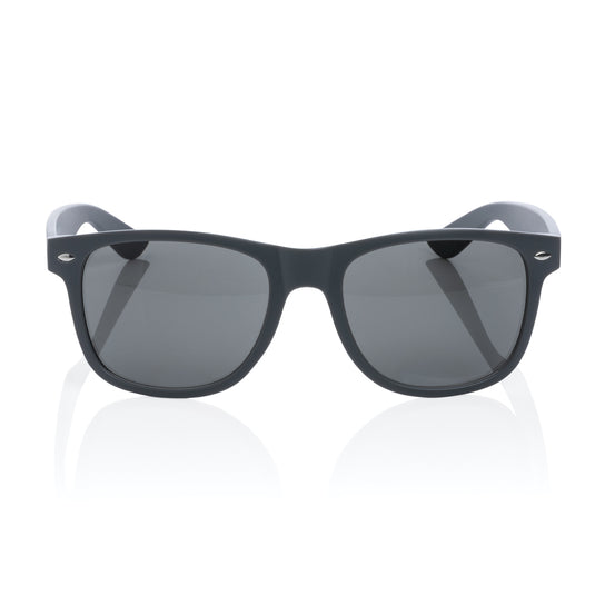 Recycled PC plastic outdoor sunglasses from XD Collection, featuring a stylish frame and UV protection.