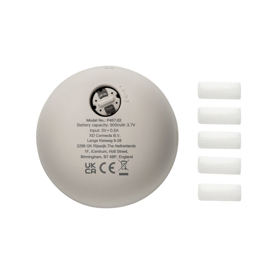 XD Collection Breevia RCS rechargeable floating humidifier for home and living, showing its sleek design and water tank.
