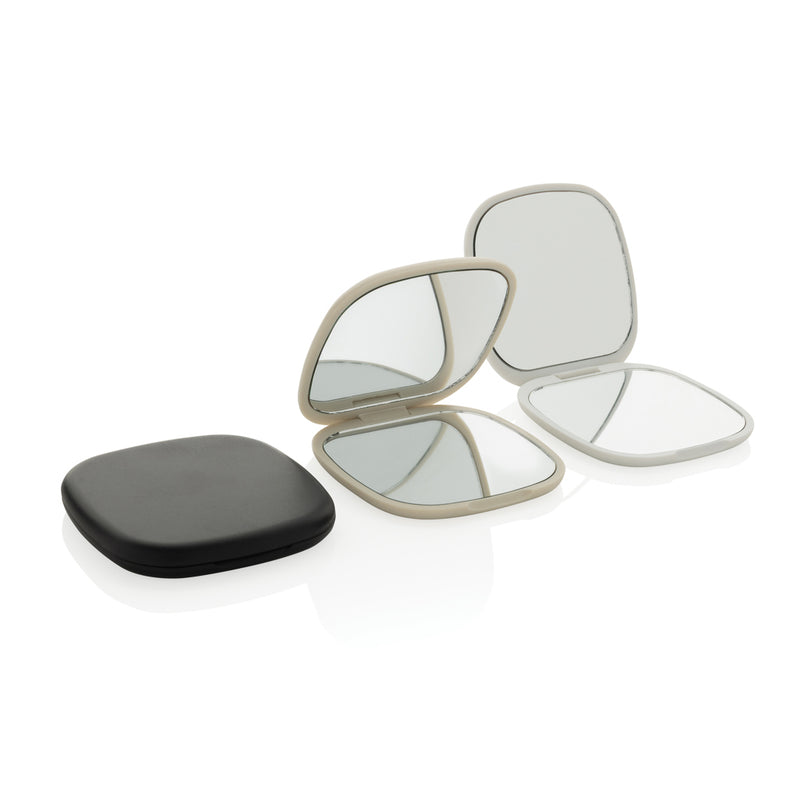Load image into Gallery viewer, Reflecta RCS recycled plastic make-up mirror by XD Collection, compact with a sleek reflective surface and eco-friendly design.
