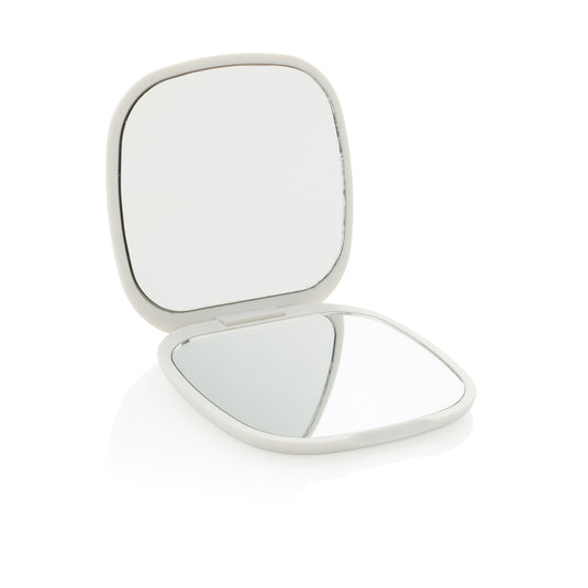 Reflecta RCS recycled plastic makeup mirror by XD Collection, home and living, showing a sleek, eco-friendly design in a modern setting.