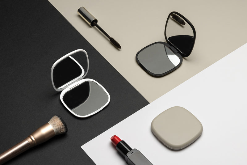 Load image into Gallery viewer, Reflecta RCS recycled plastic make-up mirror by XD Collection, home and living decor with a sleek, eco-friendly design.
