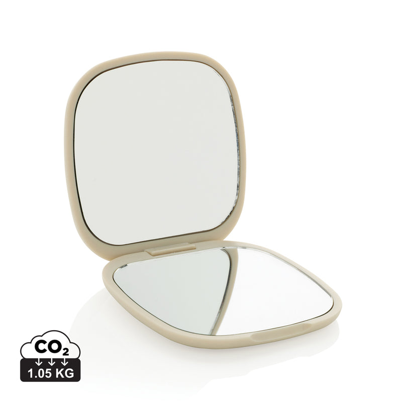 Load image into Gallery viewer, Reflecta RCS recycled plastic make-up mirror from XD Collection with a sleek, eco-friendly design for home and living spaces.

