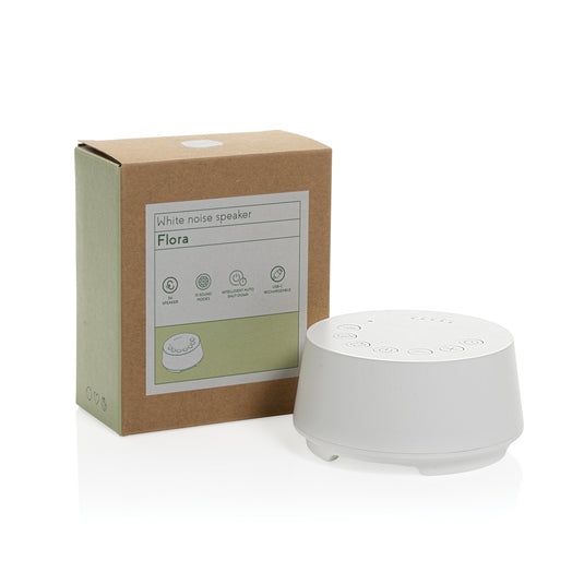 Flora RCS recycled plastic white noise speaker - Custom Wood Designs