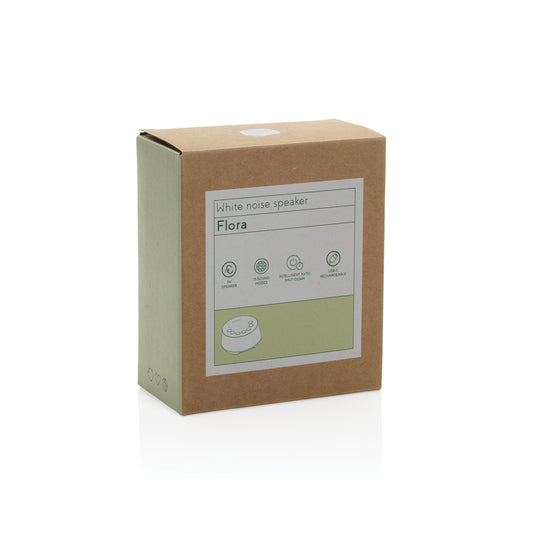 Flora RCS recycled plastic white noise speaker - Custom Wood Designs