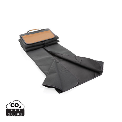 RPET picnic blanket with PU cover - Custom Wood Designs