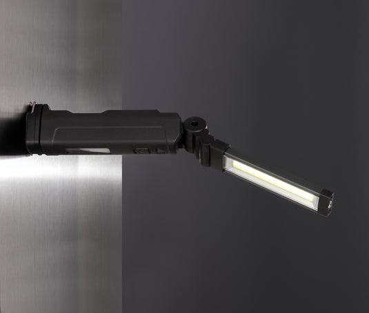GearX Gear X RCS rPlastic USB rechargeable worklight with adjustable handle and bright LED illumination for workspaces.