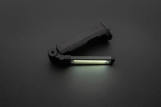 GearX Gear X RCS plastic USB rechargeable worklight with LED torch, compact portable tool for work and outdoor use.