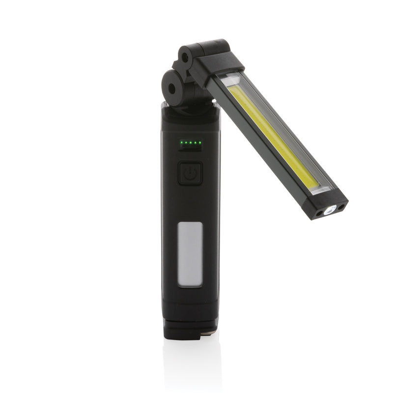 Load image into Gallery viewer, Gear X RCS plastic USB rechargeable worklight with adjustable handle and bright LED illumination for tools and torch use.
