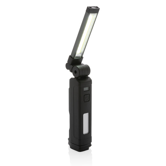 Gear X RCS plastic USB rechargeable worklight with bright LED illumination, durable tool for work and outdoor use.