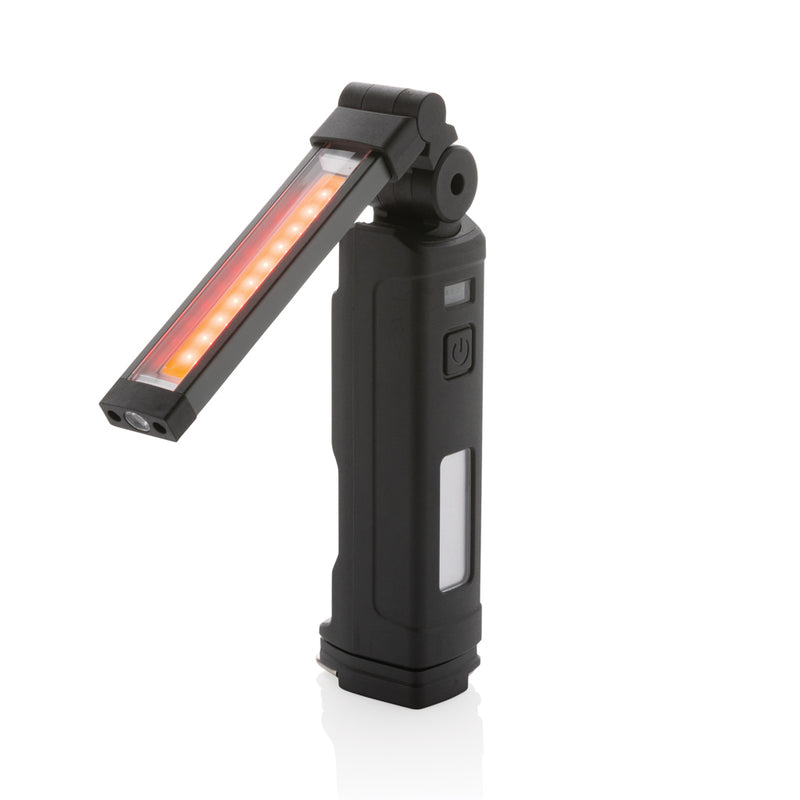 Load image into Gallery viewer, Gear X RCS plastic USB rechargeable worklight with adjustable handle, ideal for tools and torch lighting in workspaces.
