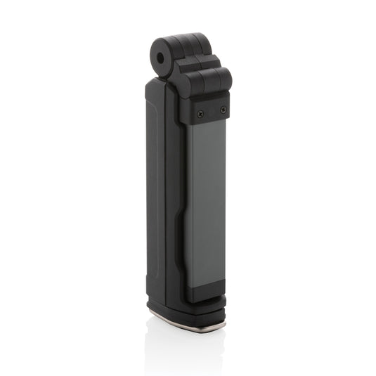 GearX Gear X RCS plastic USB rechargeable worklight with adjustable handle and bright LED illumination, designed for work and outdoor use.