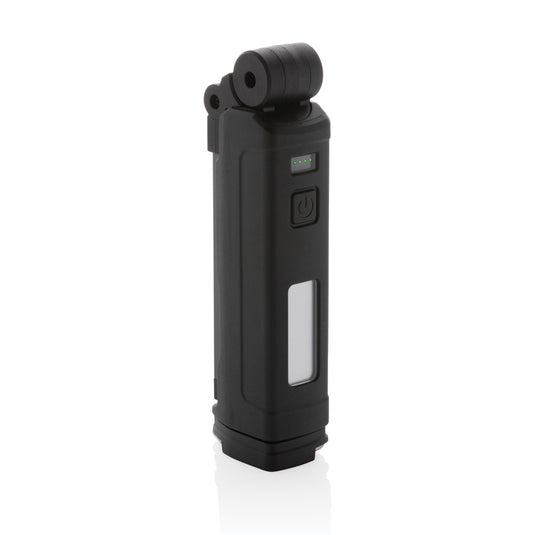 GearX Gear X RCS plastic USB rechargeable worklight with bright LED torch for tools and worksite illumination.