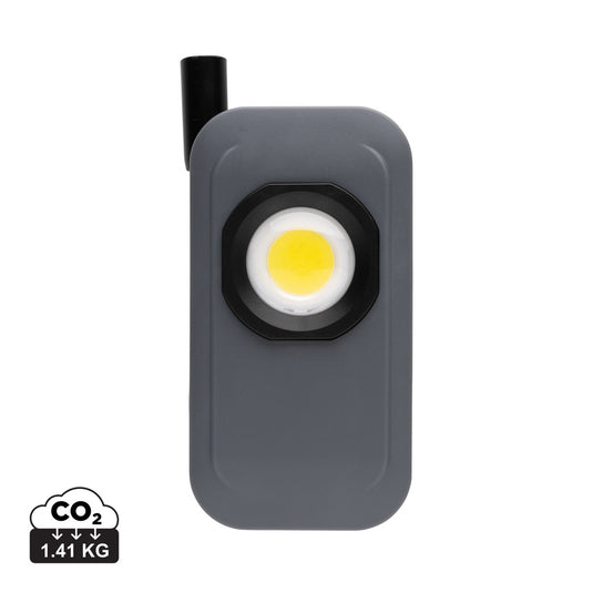 Gear X RCS plastic USB rechargeable worklight with adjustable handle and bright LED illumination for tools and torch use.