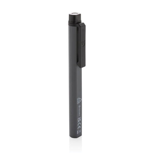 Gear X RCS recycled plastic USB rechargeable pen light - Custom Wood Designs