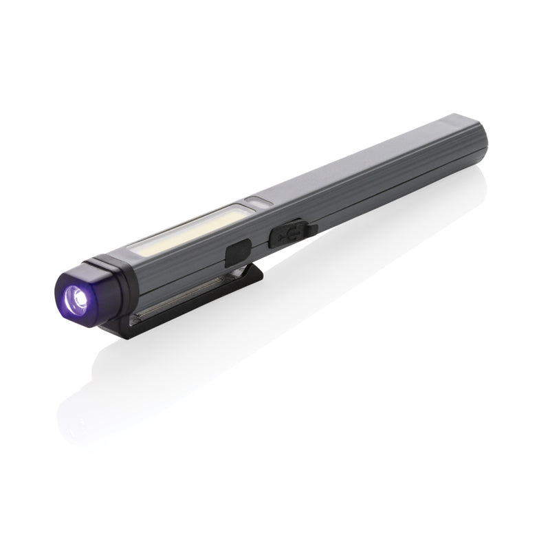 Load image into Gallery viewer, Gear X RCS recycled plastic USB rechargeable pen light - Custom Wood Designs
