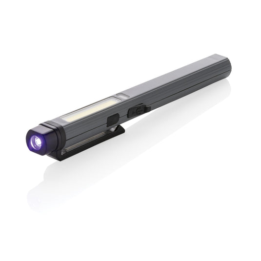 Gear X RCS recycled plastic USB rechargeable pen light - Custom Wood Designs