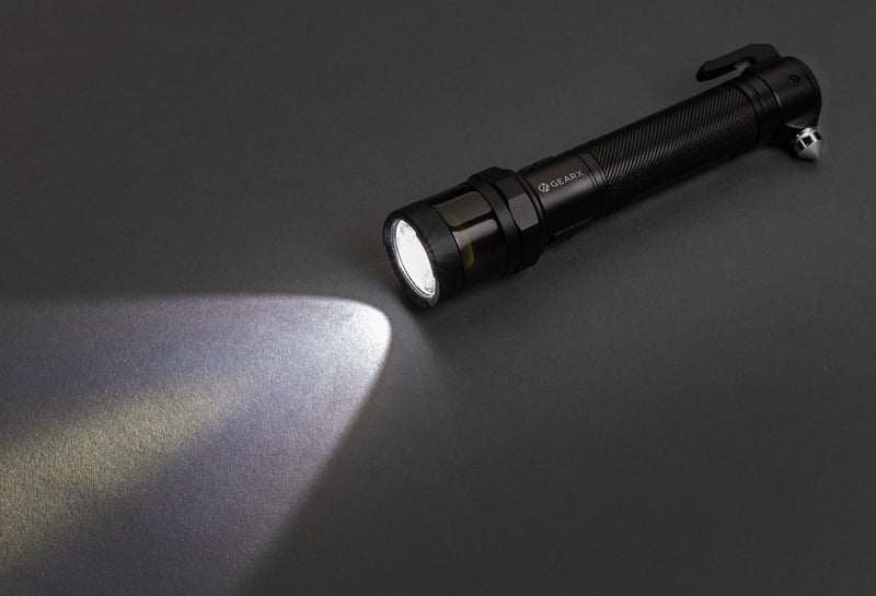 Load image into Gallery viewer, GearX Gear X RCS recycled aluminum high performance car torch with black handle and ergonomic design, suitable for automotive use.
