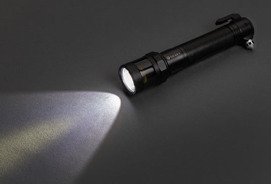 GearX Gear X RCS recycled aluminum high performance car torch with black handle and ergonomic design, suitable for automotive use.