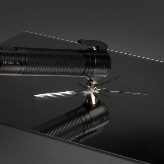 GearX high-performance car torch made of recycled aluminum, compact tools and torches for automotive use.