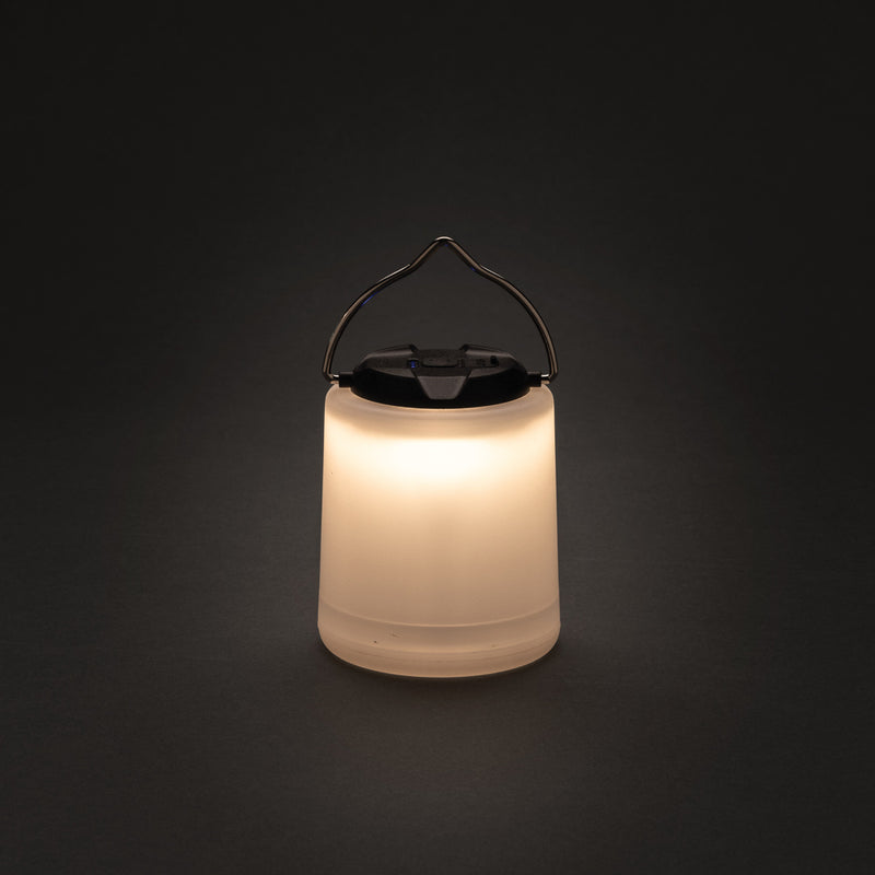 Load image into Gallery viewer, XD Collection Limio RCS recycled plastic portable rechargeable table lamp with built-in handle and LED light for outdoor use.
