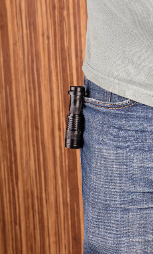 3W pocket CREE torch - Custom Wood Designs