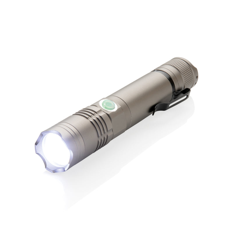 Load image into Gallery viewer, Rechargeable 3W flashlight - Custom Wood Designs
