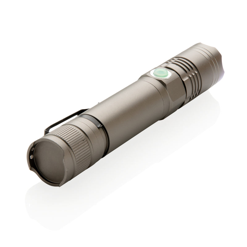 Load image into Gallery viewer, Rechargeable 3W flashlight - Custom Wood Designs
