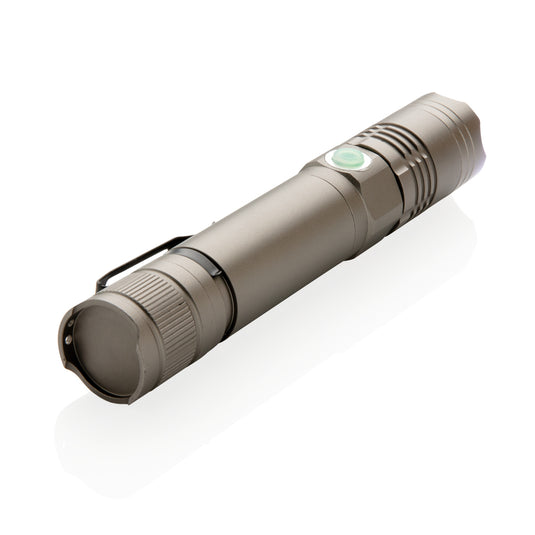 Rechargeable 3W flashlight - Custom Wood Designs