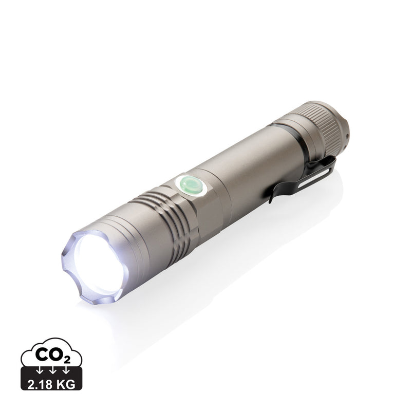 Load image into Gallery viewer, Rechargeable 3W flashlight - Custom Wood Designs
