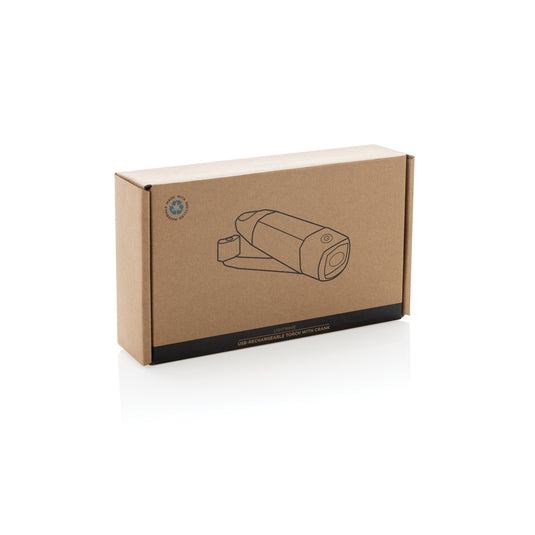 Lightwave RCS rplastic USB-rechargeable torch with crank - Custom Wood Designs