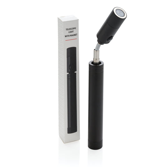 XD Collection telescopic magnetic light tool showing adjustable extension and magnetic tip for hands-free illumination.